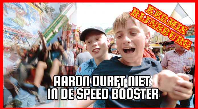 Aaron durft niet in de speedbooster