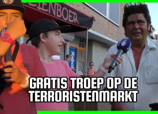 Bryson op de toeristenmarkt